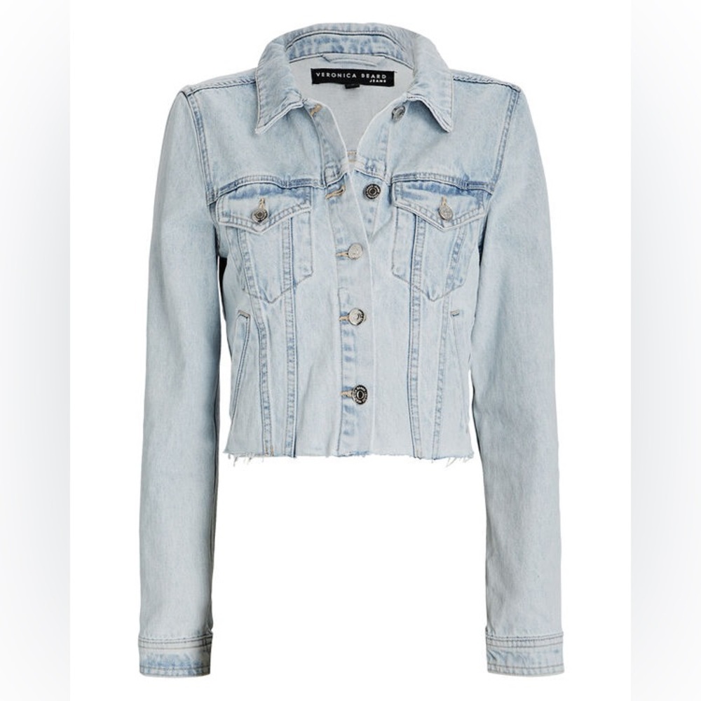 Veronica Beard Light Blue Jean Jacket
